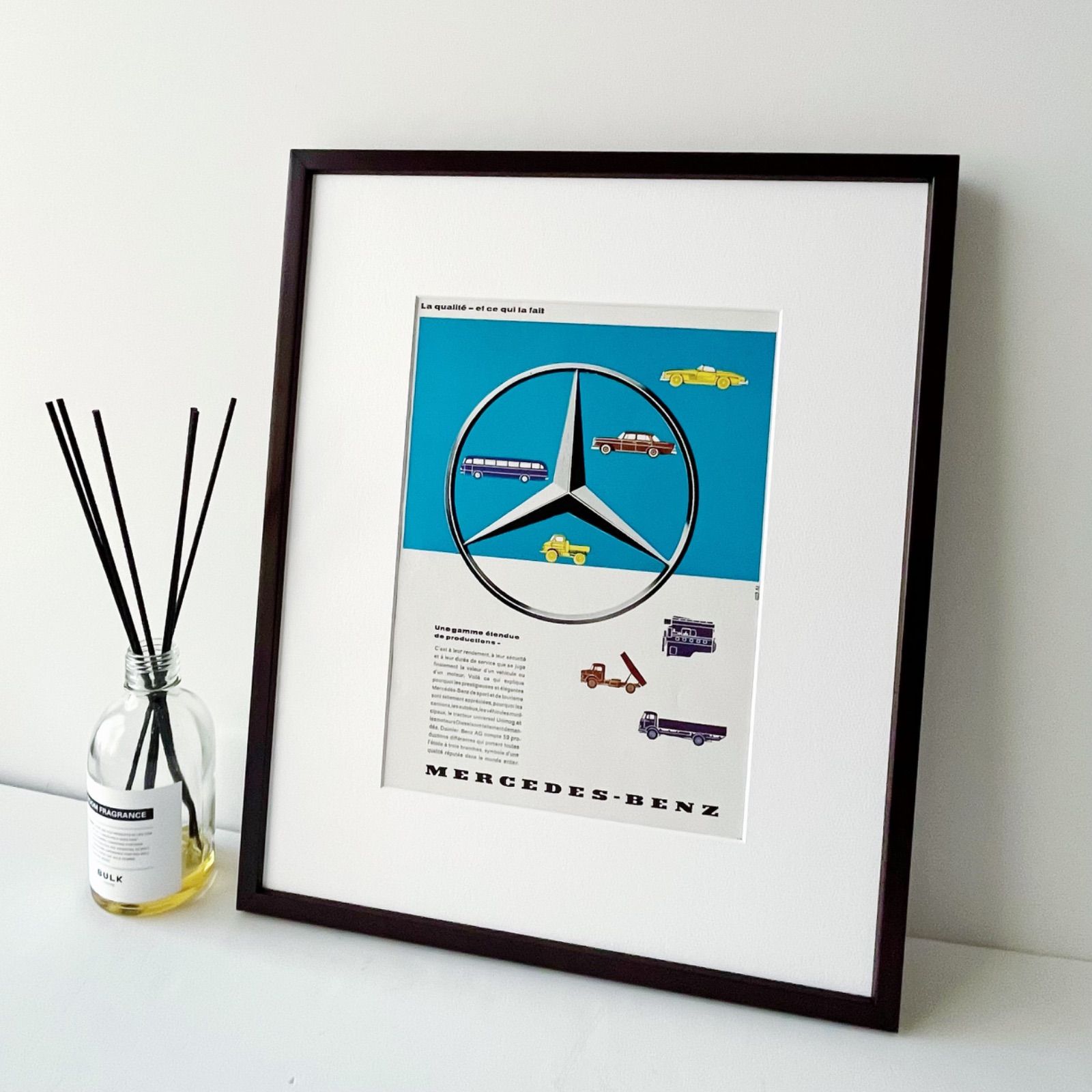 1950年代 広告＞ Mercedes Benz ポスター メルセデスベンツ 
