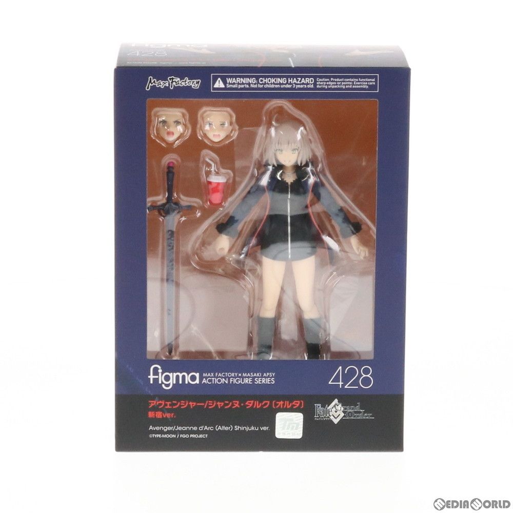 Max Factory - figma(フィグマ) 428 アヴェンジャー/ジャンヌ・ダルク〔オルタ〕 新宿ver. Fate/Grand Order(フェイト/グランドオーダー) 完成品 可動フィギュア マックスファクトリー figma アヴェンジャー/ジャンヌ・ダルク〔オルタ〕