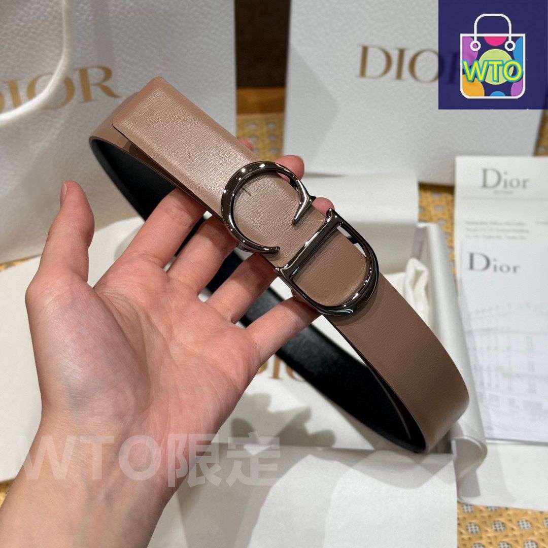 今日特価】Dior ディオール ダブルフェイスベルト - メルカリ