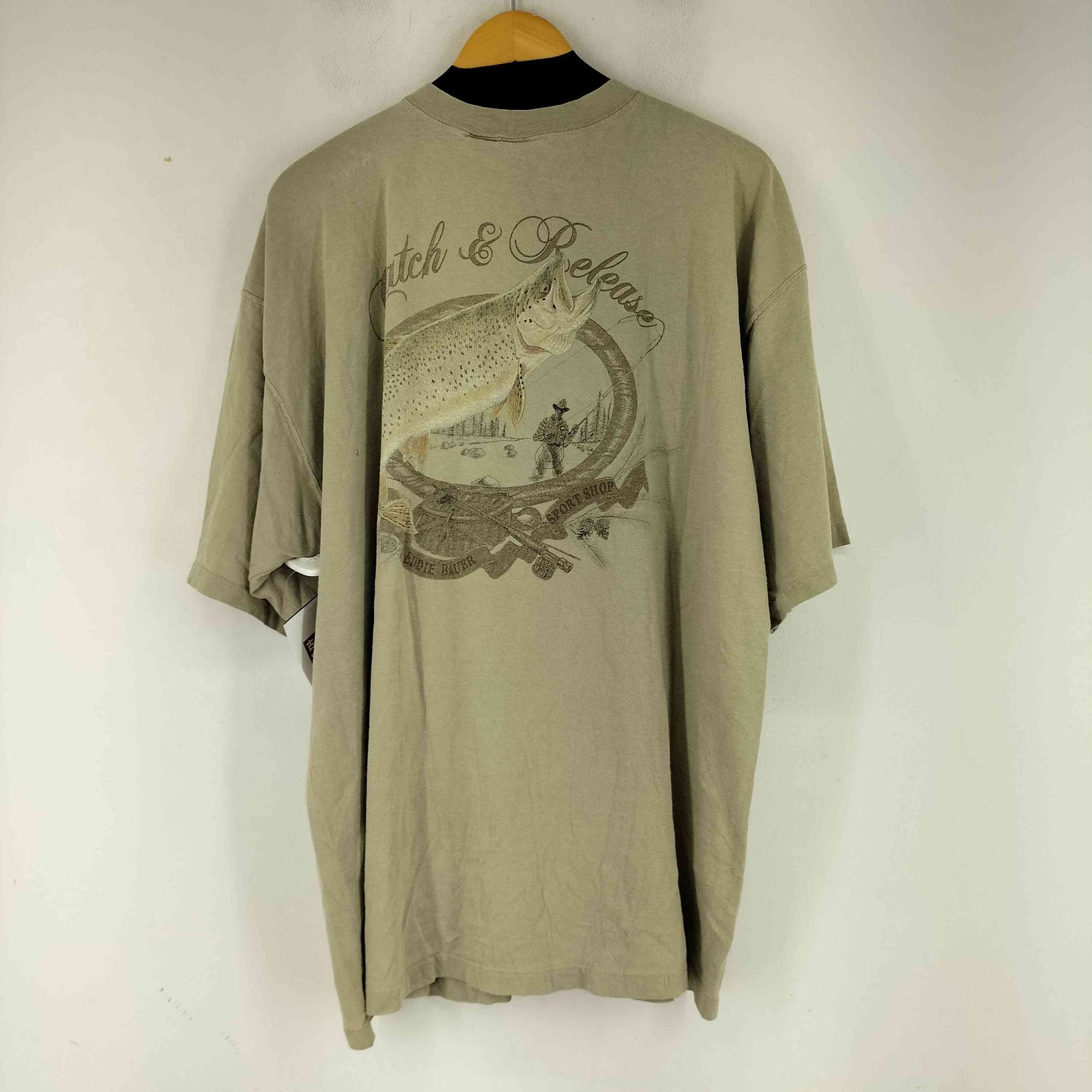 エディーバウアー Eddie Bauer 80S 黒タグ S/S Tシャツ メンズ