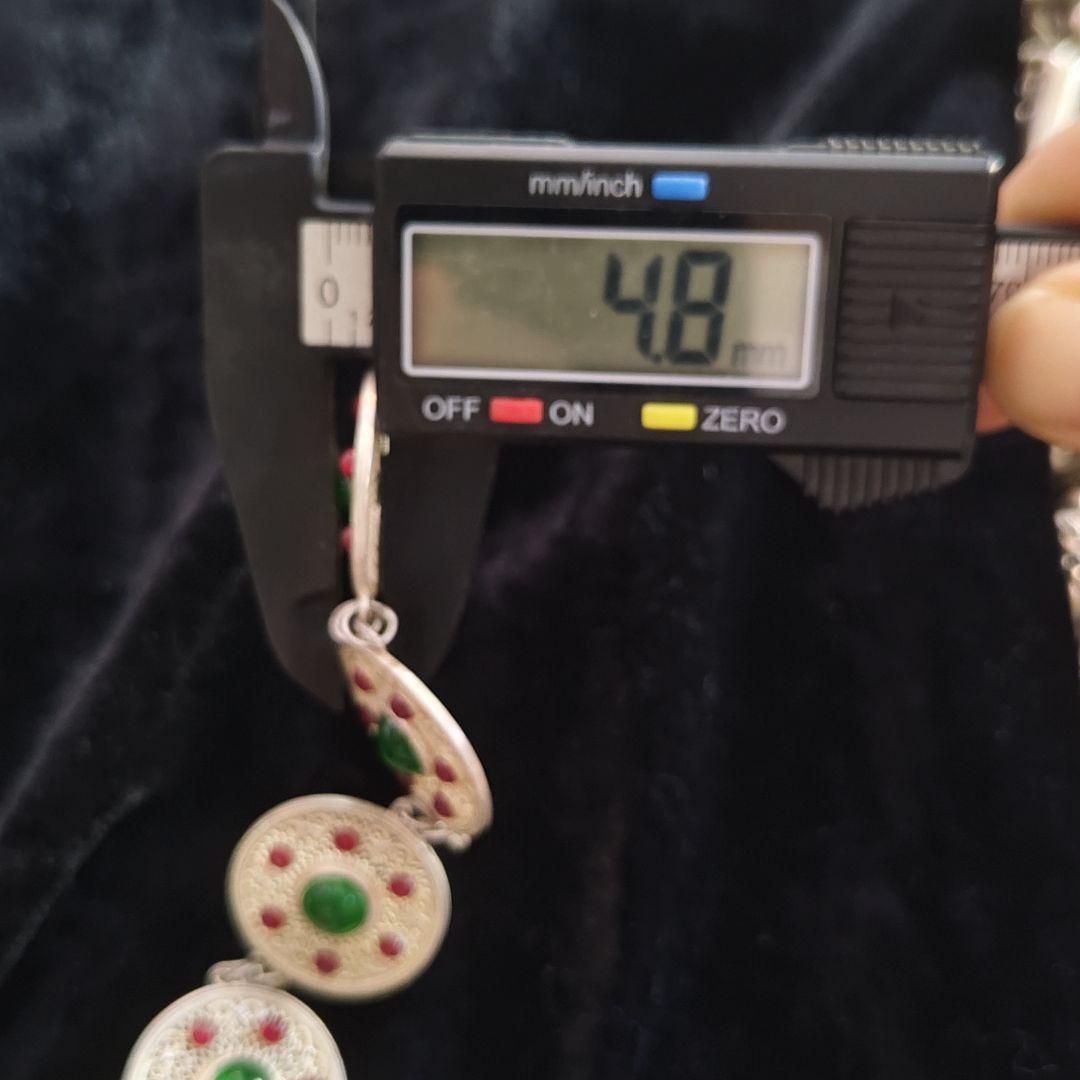 銅 細工 チベット引糸宝ブレスレット 装飾品 工芸品 置物 銅 細工