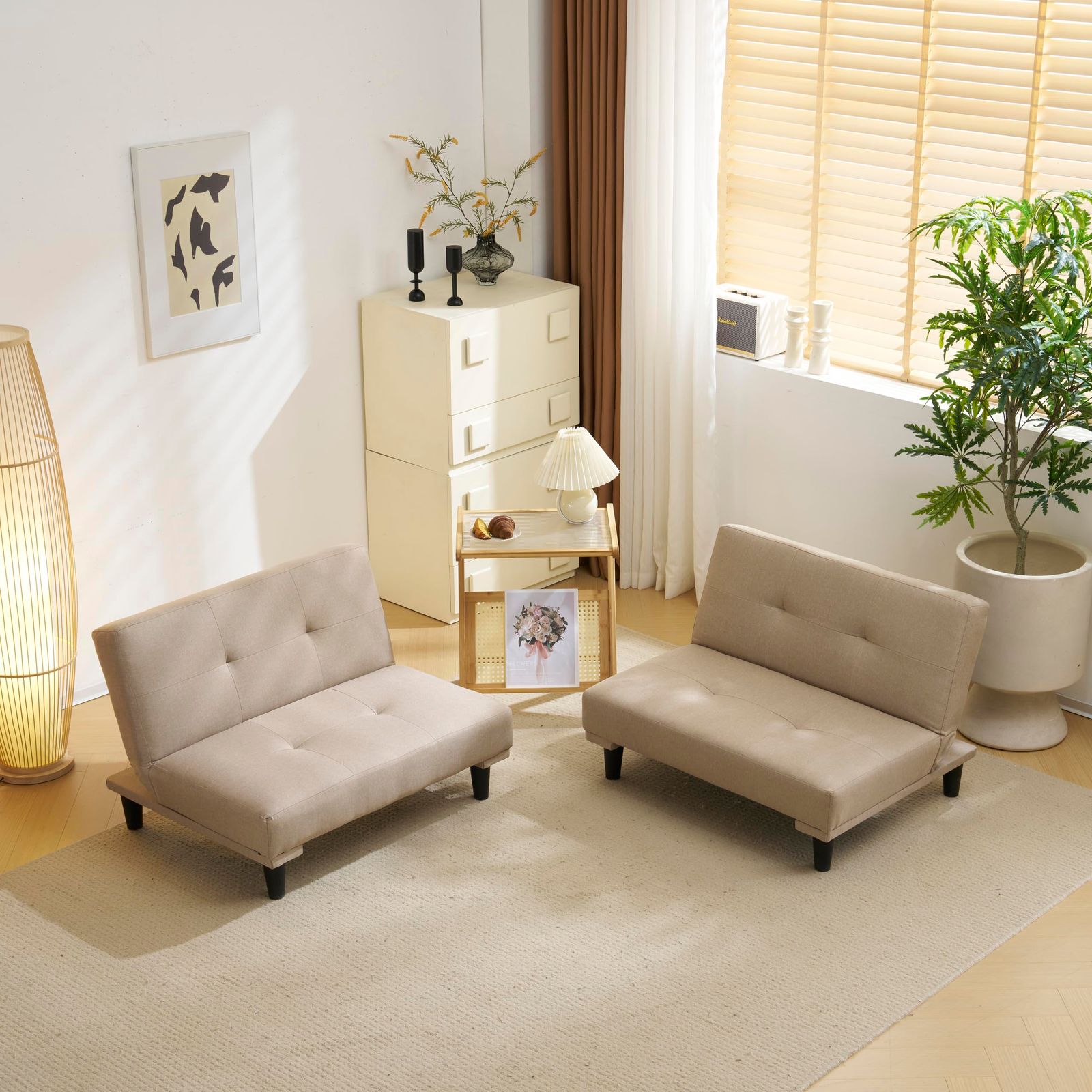 ソファーベッド ファブリック