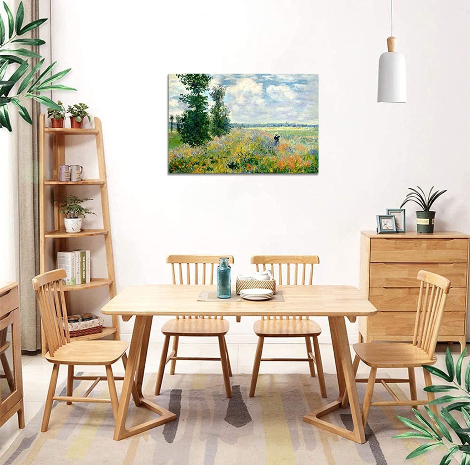特価商品】風景画 印象派 絵画 油絵 複製画 風景 ポピー畑