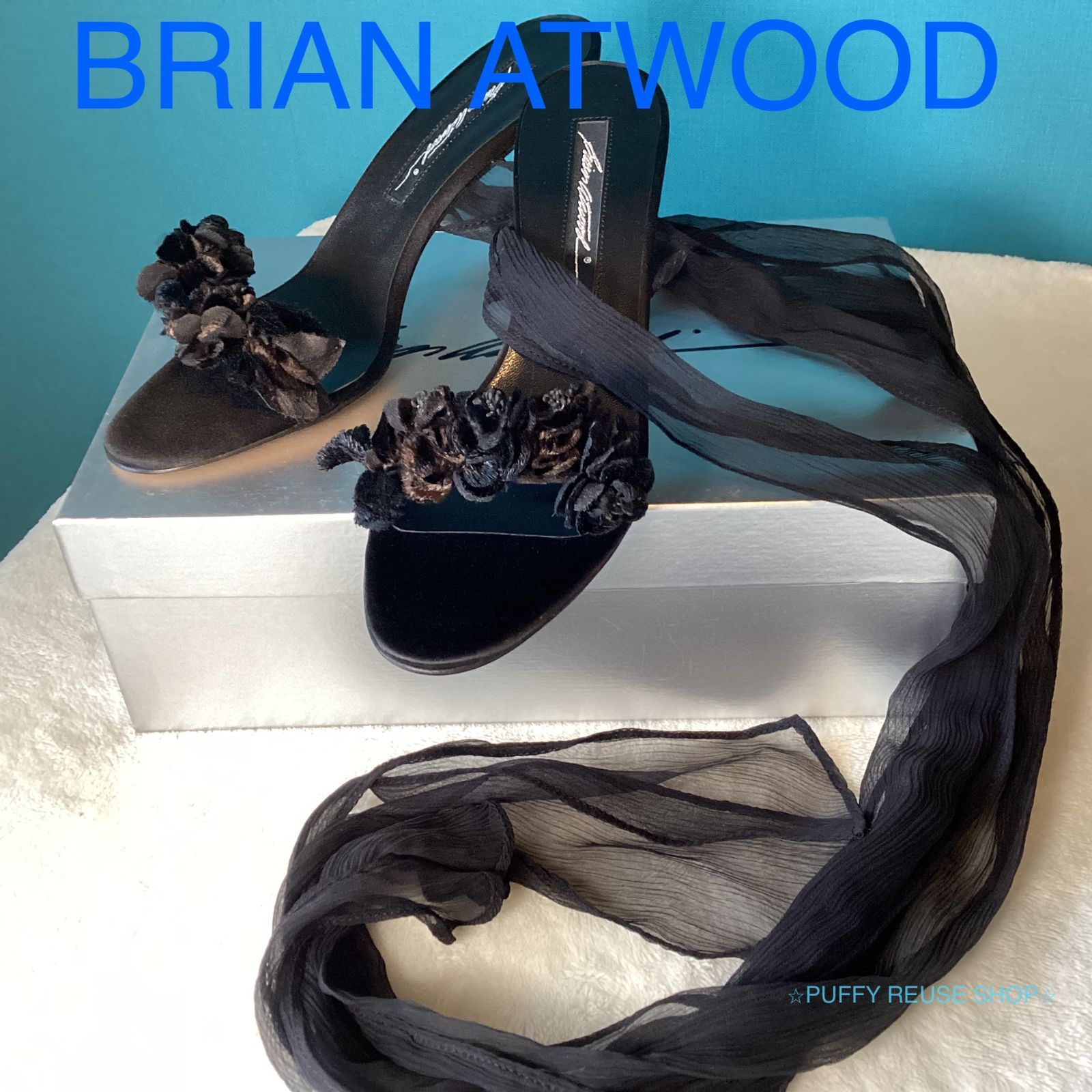 BRIAN ATWOOD ブライアンアトウッド オープントゥパンプス ハイヒール