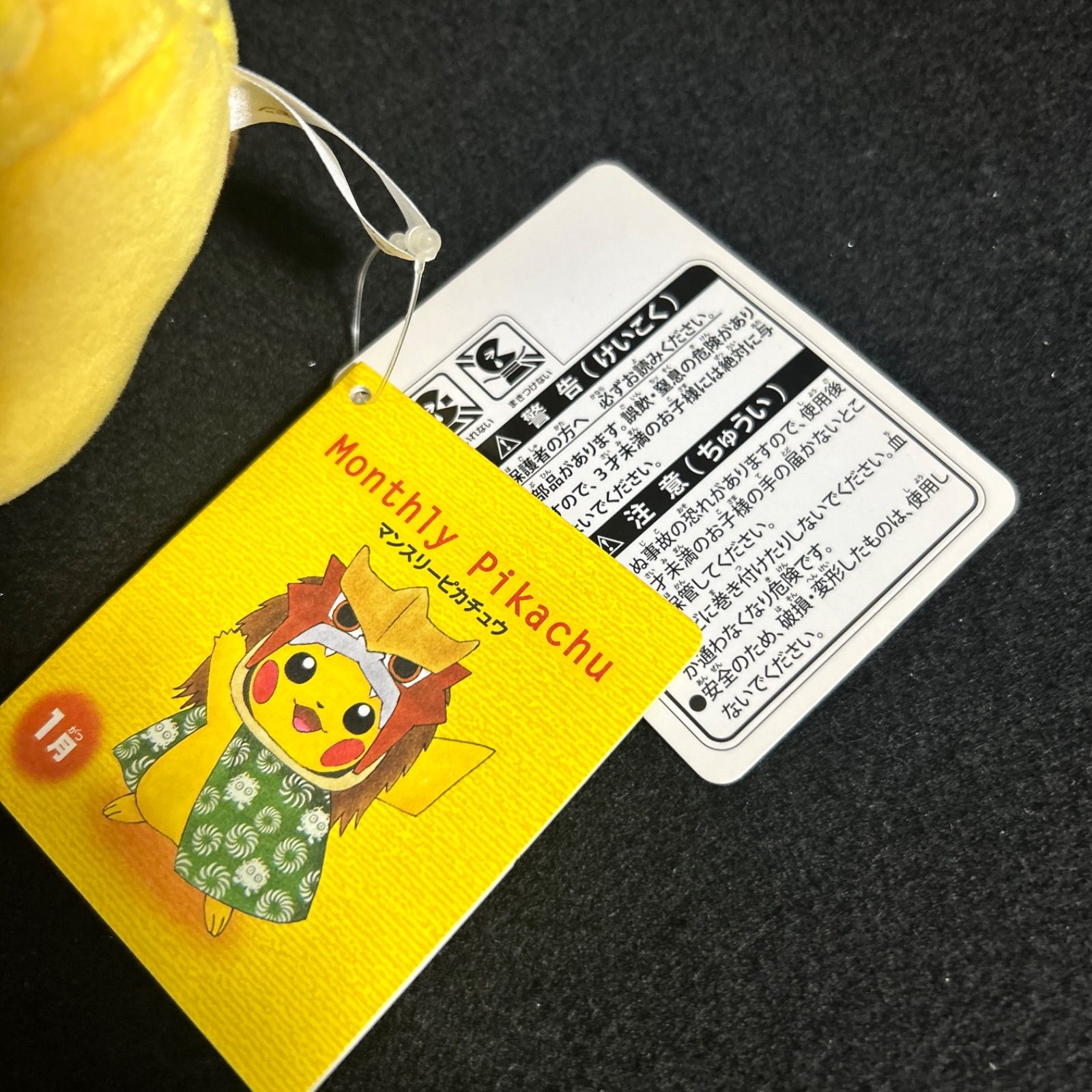 ポケモンセンター 限定 タグ付き マンスリーピカチュウ2016 1月