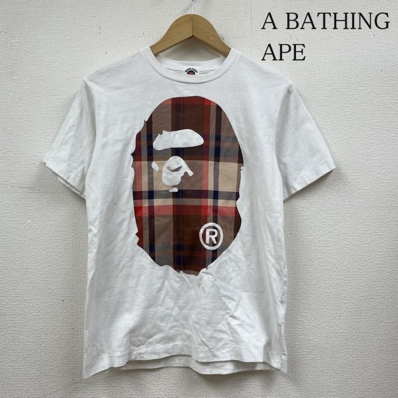 A BATHING APE ラブジェネチェック 長袖シャツ　M A BATHING APE ラブジェネチェックシャツ