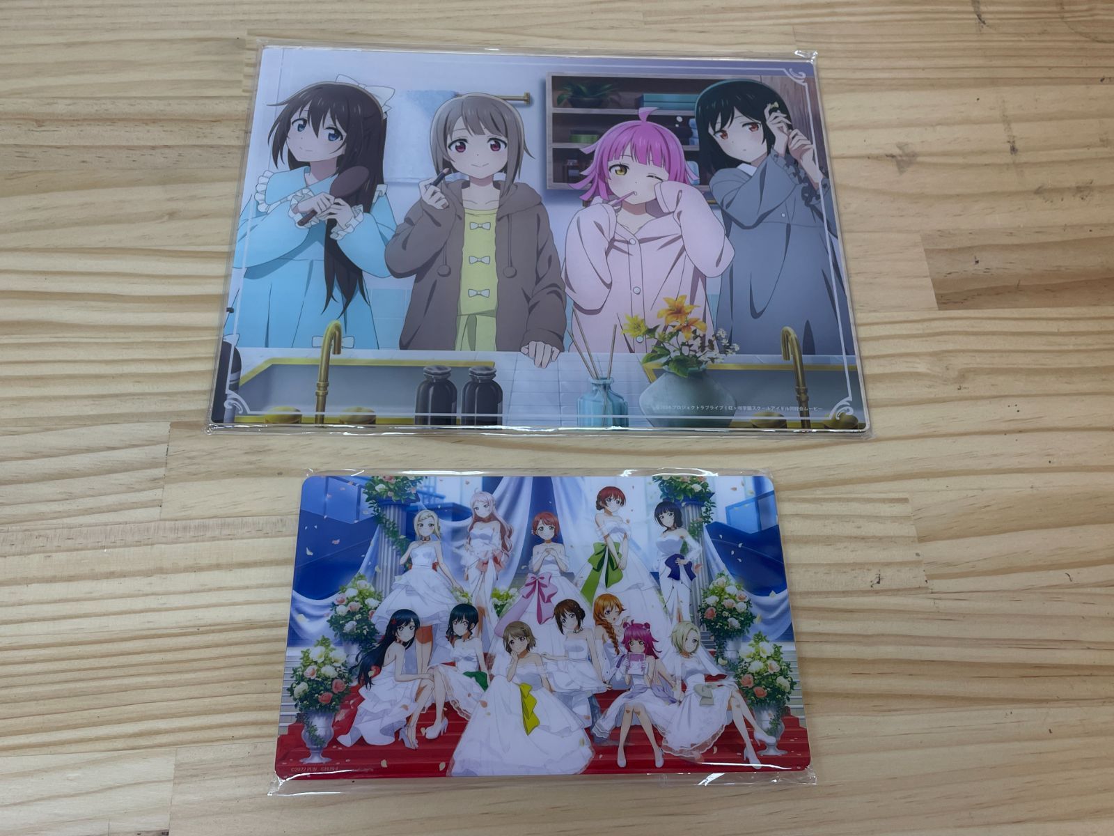 ニジガク アクリルパネル 2種セット アニメイト限定Blu-ray特典(未開封