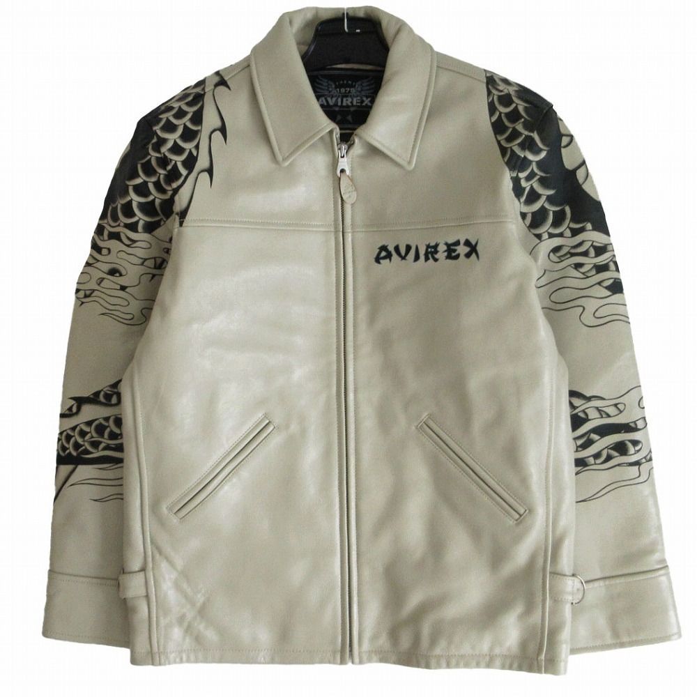 初期モデル AVIREX アヴィレックス DRAGON vs SNAKE TRAKER JACKET 龍