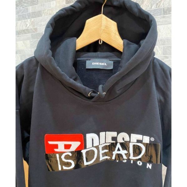 ディーゼル DIESEL パーカー M HC-S-DIVISION FELPA ブラック - メルカリ 