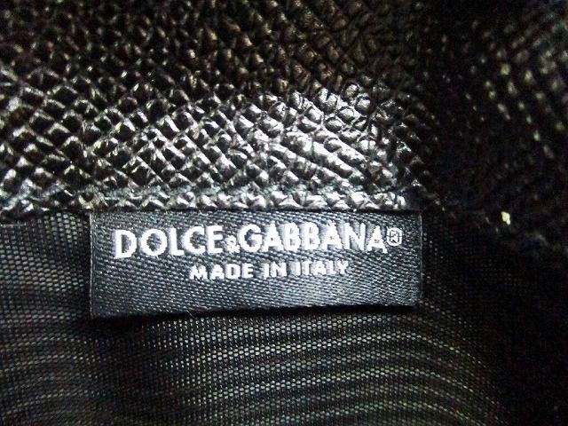 未使用保管品】 DOLCE&GABBANA ドルチェ＆ガッバーナ ドルガバ D&G レザー 2つ折り財布 コンパクト財布 メンズ レディース 黒 -  メルカリ