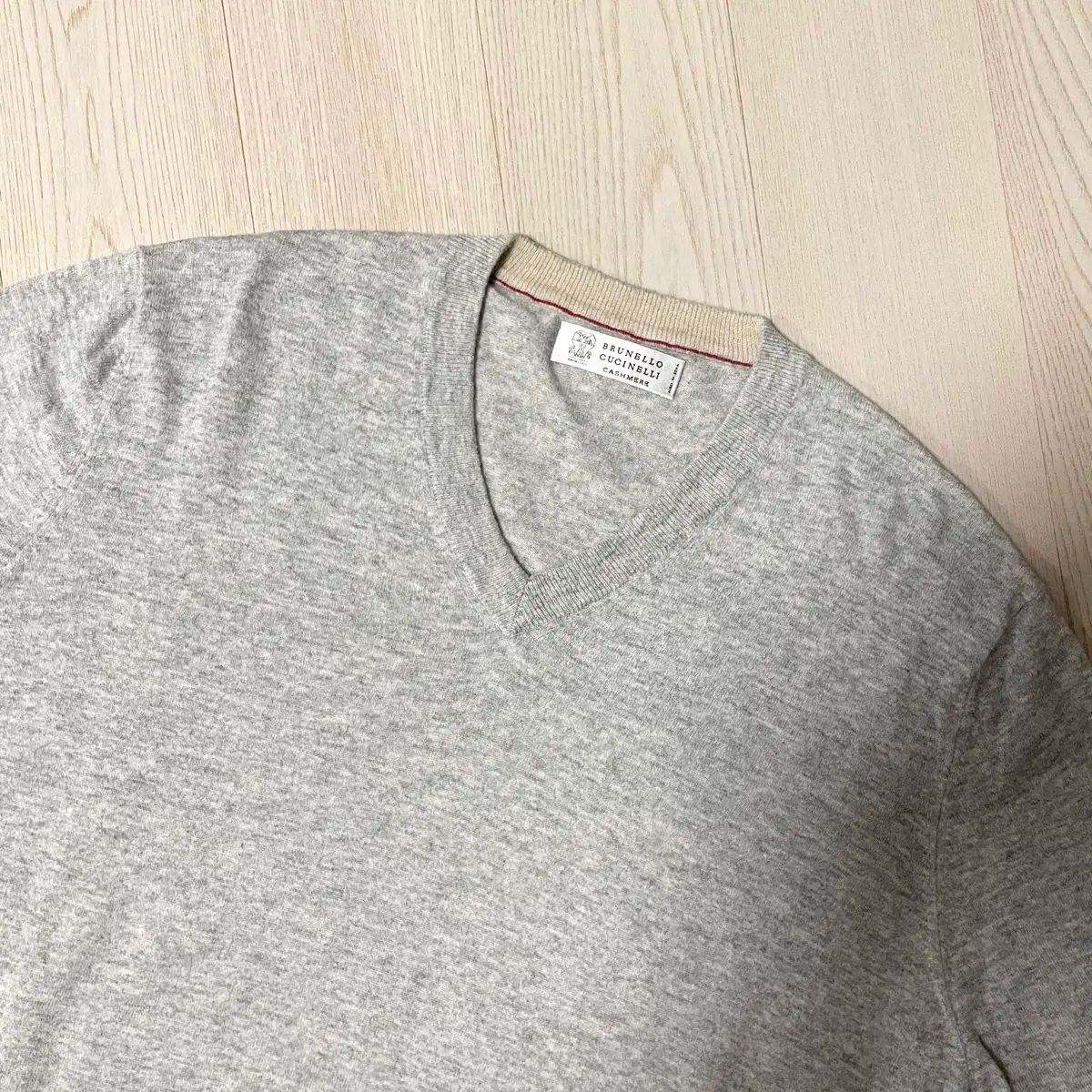 美品 ブルネロクチネリ ニット セーター #46 ブルネロ BRUNELLO CUCINELLI(ブルネロクチネリ) カシミア V