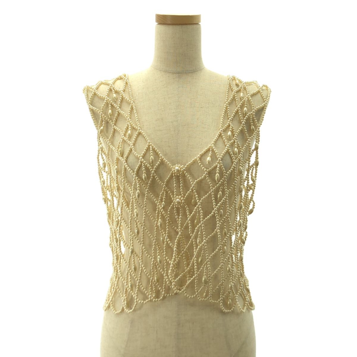 Diagram GRACE CONTINENTAL | ダイアグラム | 15th Anniversary of Diagram 商品 パール ベスト | 36 | ベージュ | レディース