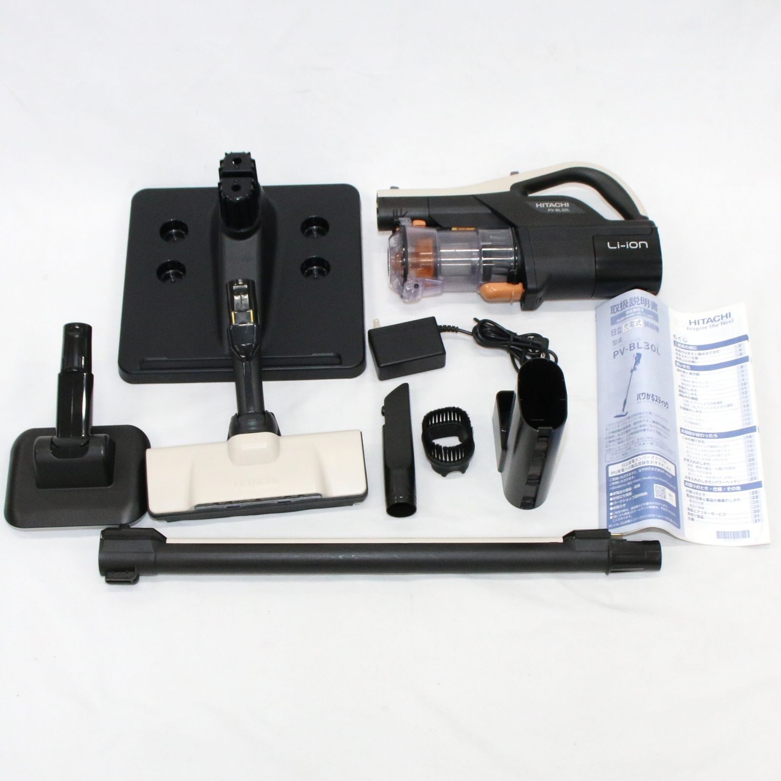 日立 パワかるスティック PV-BL30L コードレス スティッククリーナー pv-bl30l-be-c 良い B