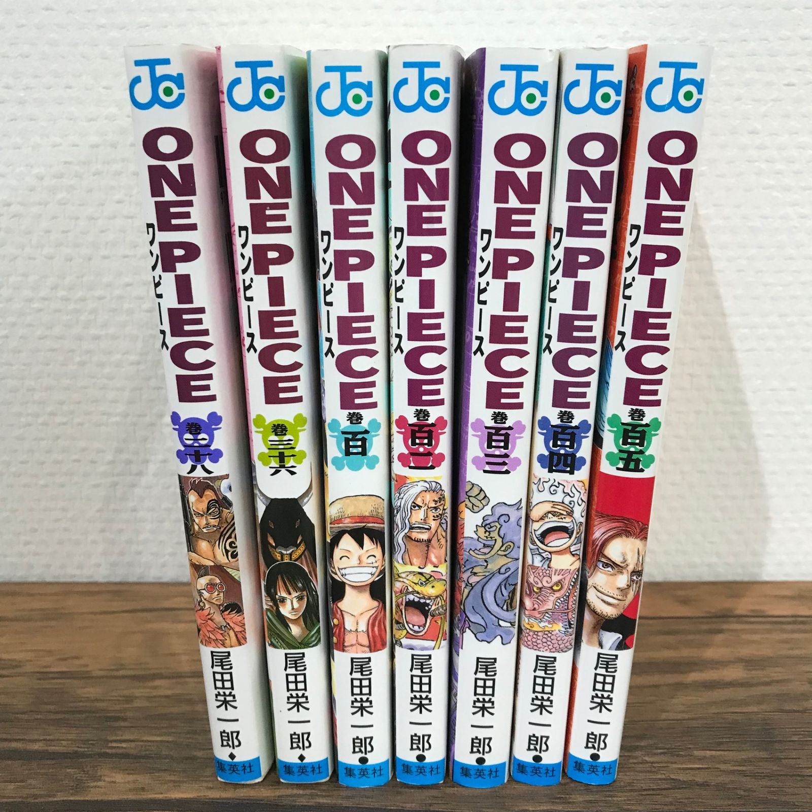 ワンピース 28,36,100〜105巻（101巻×）/尾田栄一郎/250884/GF09541  