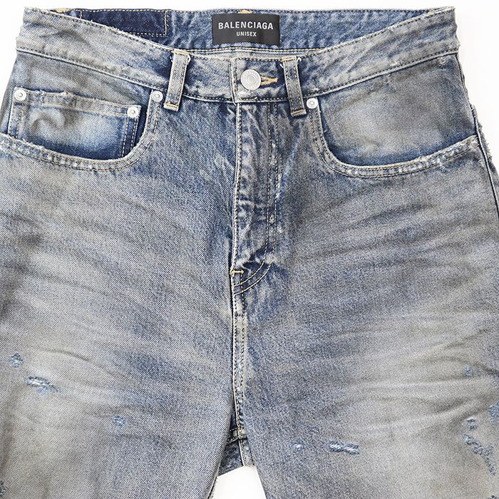 美品】BALENCIAGA バレンシアガ パンツ 2022年製 デニム ジーンズ