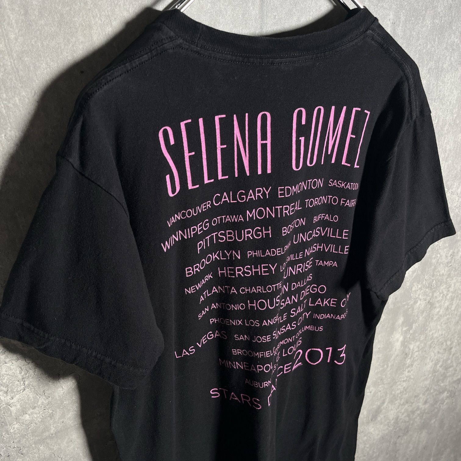 ◆【良品】TULTEX｜タルテックス，Selena Gomez｜セレーナゴメス，STARS DANCE 2013，&copy;︎2013，ミュージック，洋楽，POP，LIVE，TOUR，半袖Tシャツ
