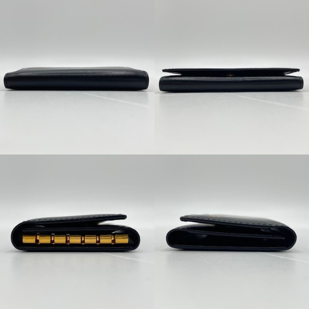 Cartier カルティエ パシャ 6連キーケース ロゴプレート ブラック PASHA カルチェ キーホルダー レザー メンズ レディース