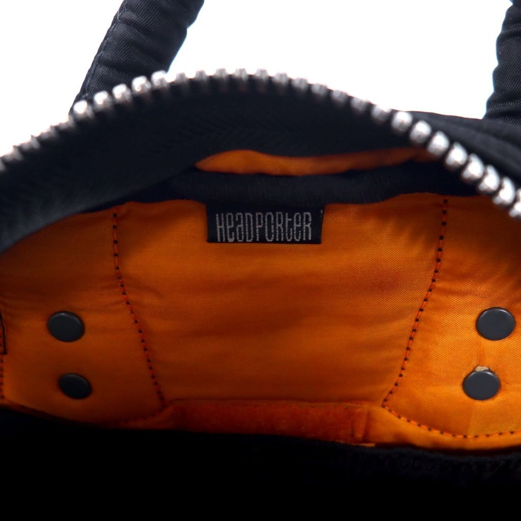 HEAD PORTER タンカー ミニボストンバッグ ハンドバッグ ブラック