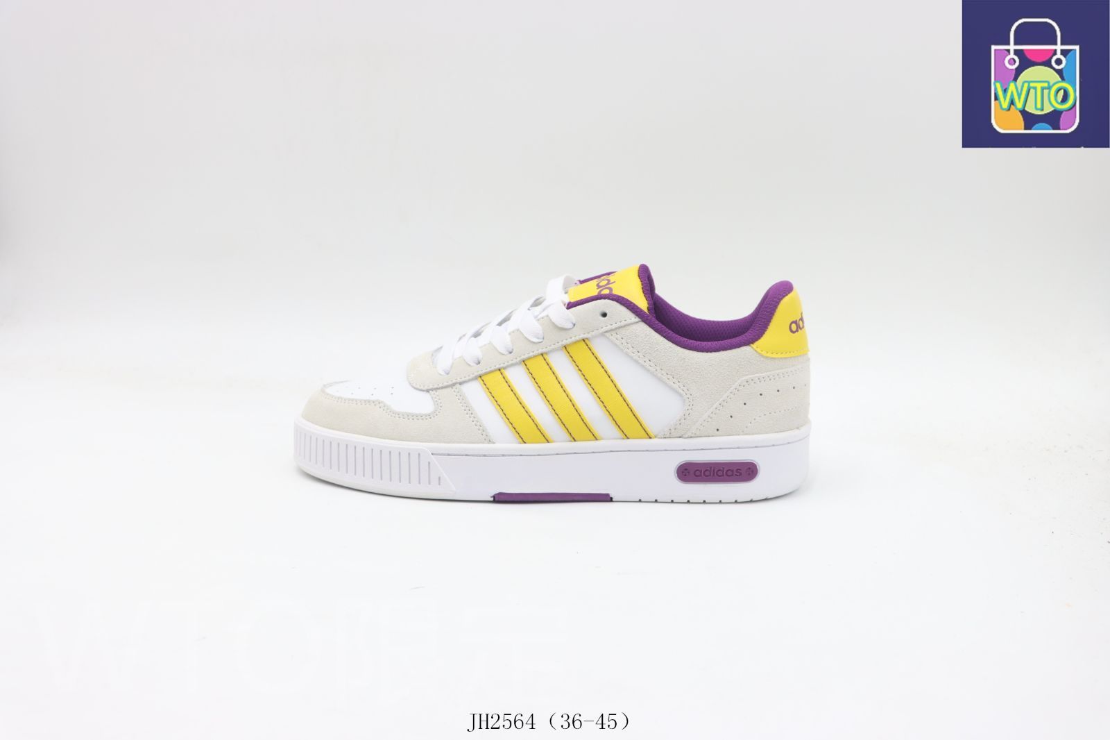 今日 Adidas | アディダス ホワイト イエロー パープル JH2564-WTO輸入2