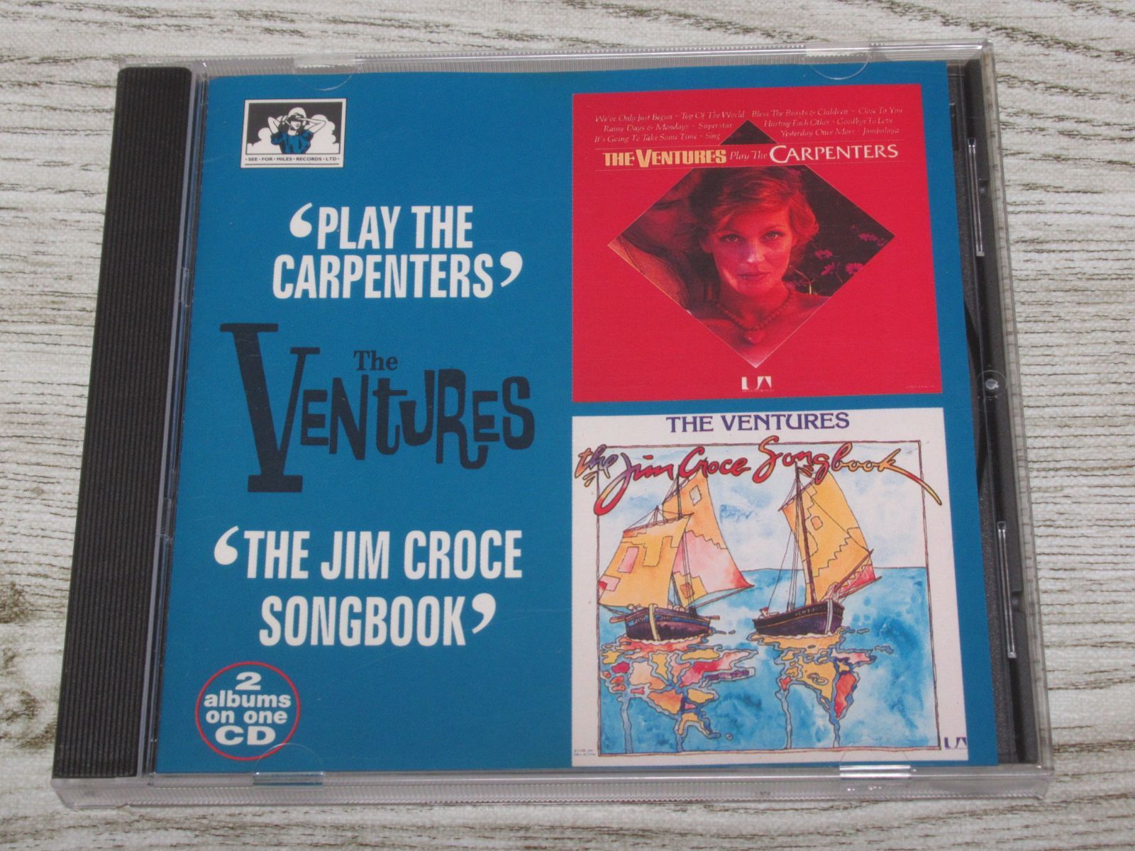 CD VENTURES PLAY THE CARPENTERS / THE JIM CROCE SONGBOOK 2ON1