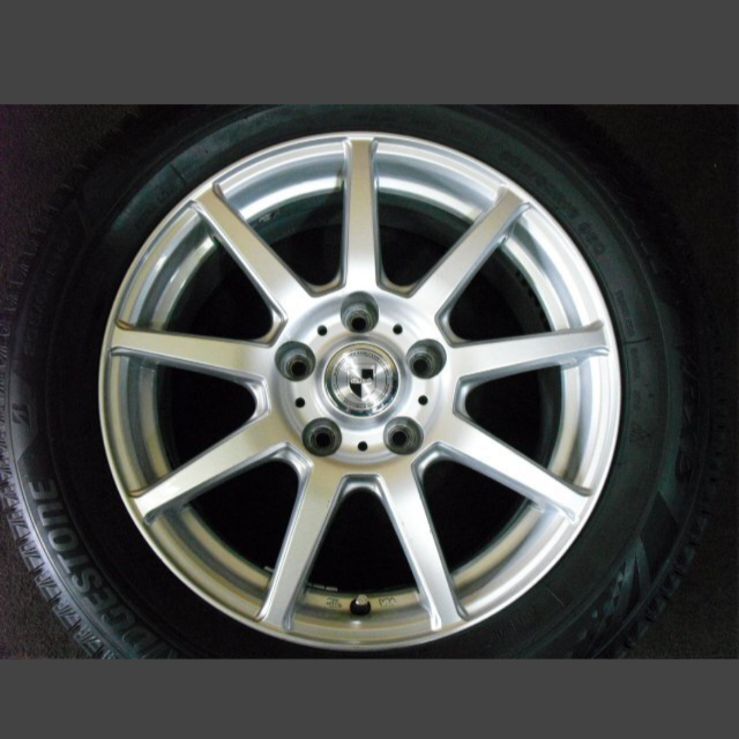 T-2125 本州 22年製 VRX3 205 60R16 90ノア ヴォクシー プリウスα SAI 等 16インチスタッドレス タイヤホイール