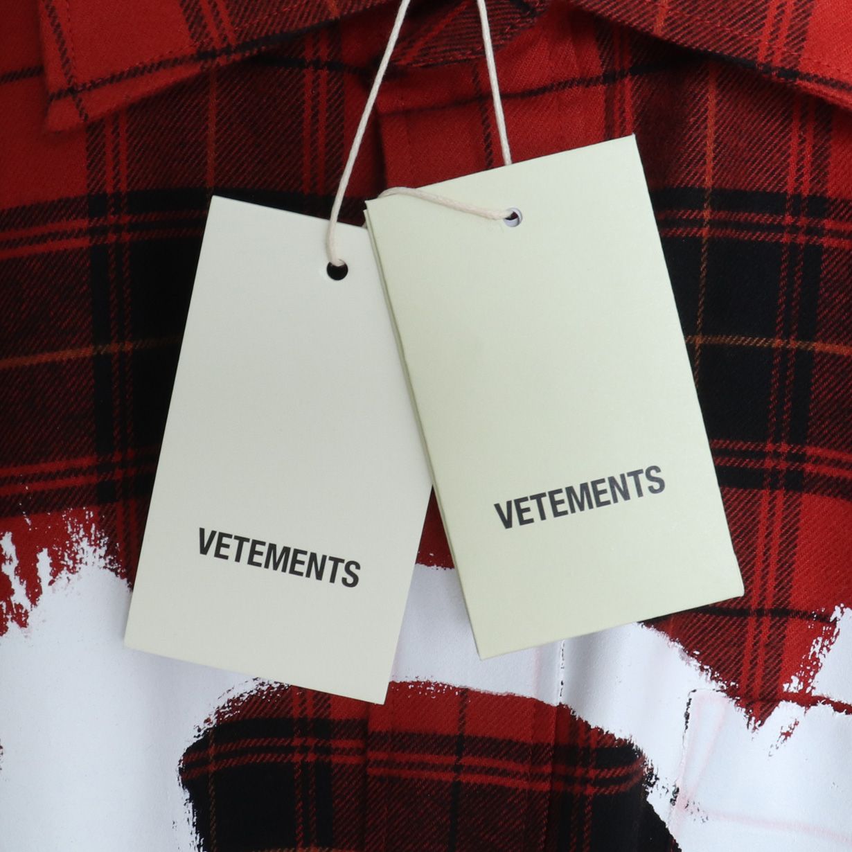 未使用 VETEMENTS Double Anarchy Logo Shirt - メルカリ