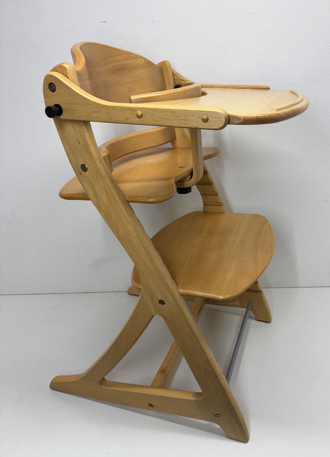 大和屋 すくすくチェアプラス テーブル付 ガード付 1501NA ベビーチェア ハイチェア