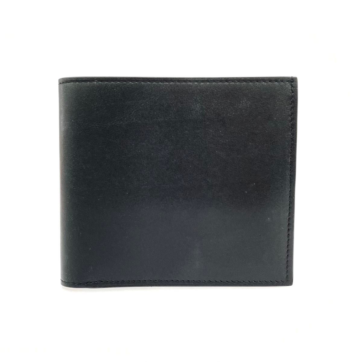 MOYNAT モワナ カード・札入れ 財布 二つ折り財布/レザー/ ブラック