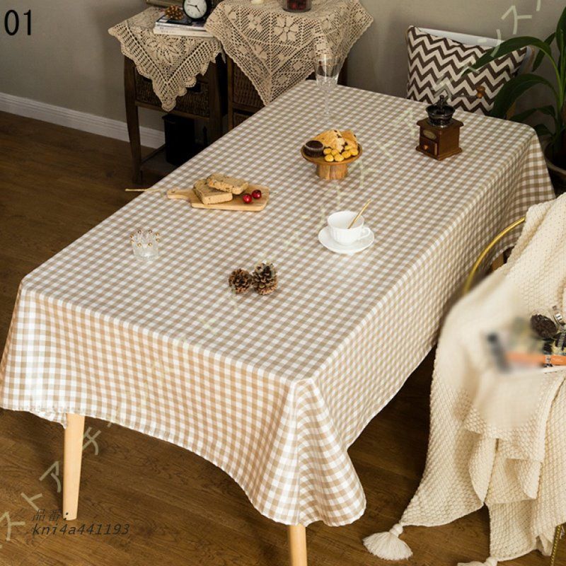 テーブルクロス 北欧 長方形 コットン ンリネン タッセル付き ダイニング 綿 食卓テーブルクロス パーティー キッチン 汚れ防止 装飾 テーブルカバー おしゃれ kni4a441193