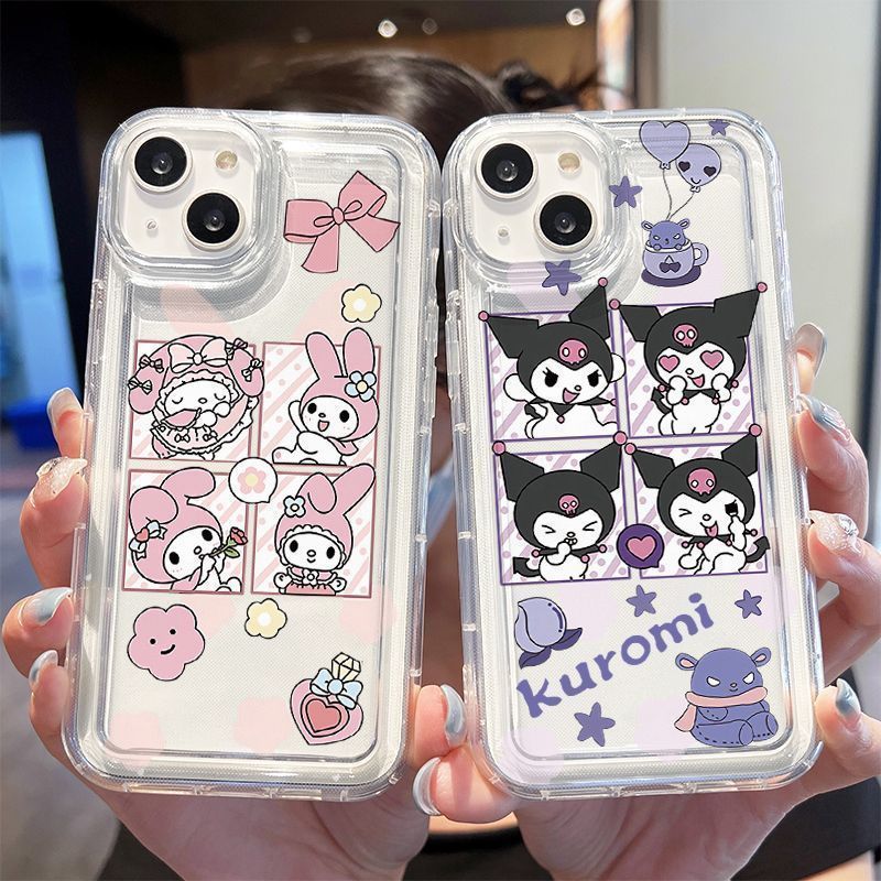 クロミ マイメロ スマホケース iPhone16 透明ケース ソフトケース iPhoneX-iPhone16Plus iphone15proケース iPhone 14 iPhone7/8 miniケース 多機種対応