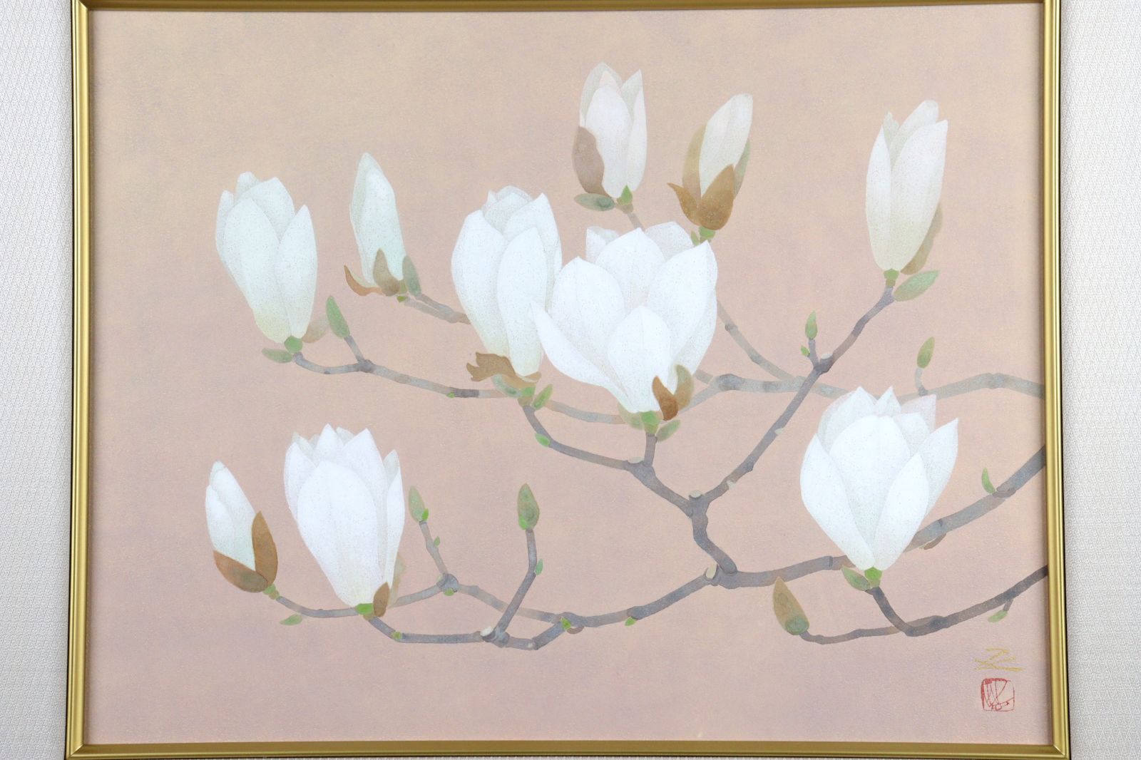 掛け軸 一鳳 『 桜 』 絹本 希少 軸装 茶道具 掛軸 美品 です。 掛け軸 一鳳 『 桜 』 絹本 希少 軸装 茶道具 掛軸 美品 です