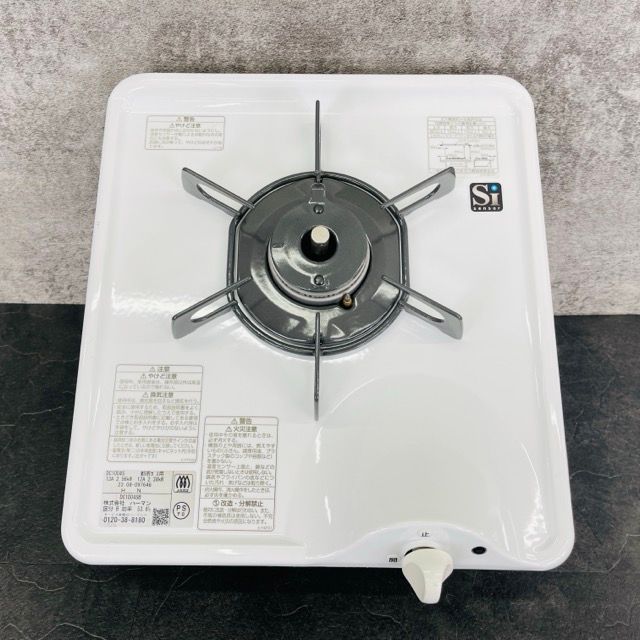 ハーマン 都市ガス用 1口用 ビルトインコンロ ホワイト 2025年製 動作保証 HARMAN DC1004S|514185