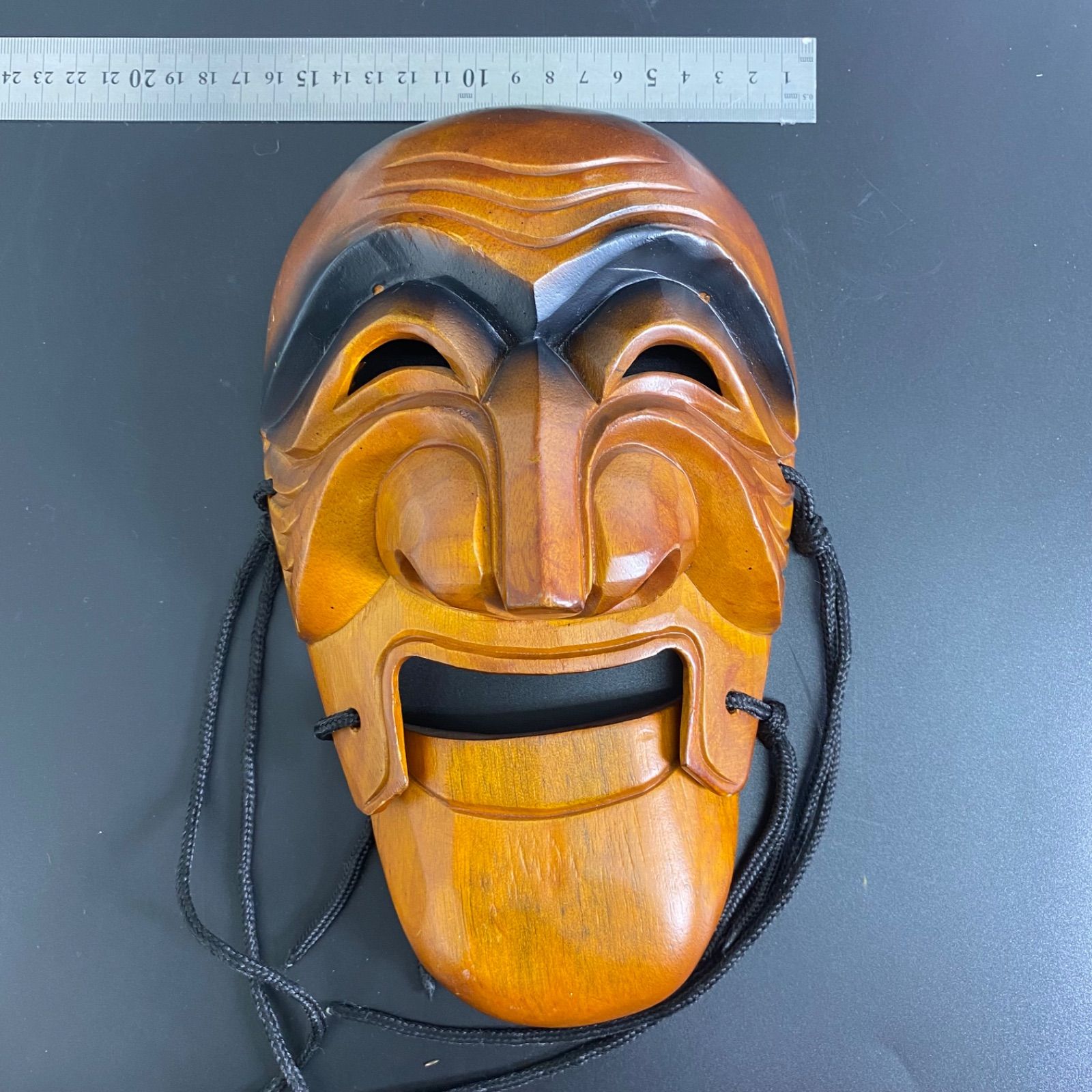 韓国 木彫り 仮面 タル 河回仮面 ハフェタル 面装飾 民芸品 民族芸能