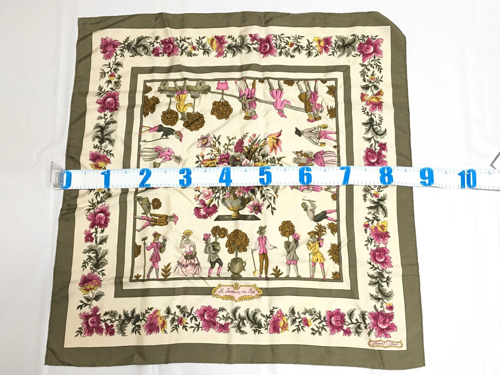 エルメス カレ90 Les Jardiniers du Roy 庭師のロイ エルメス HERMES 