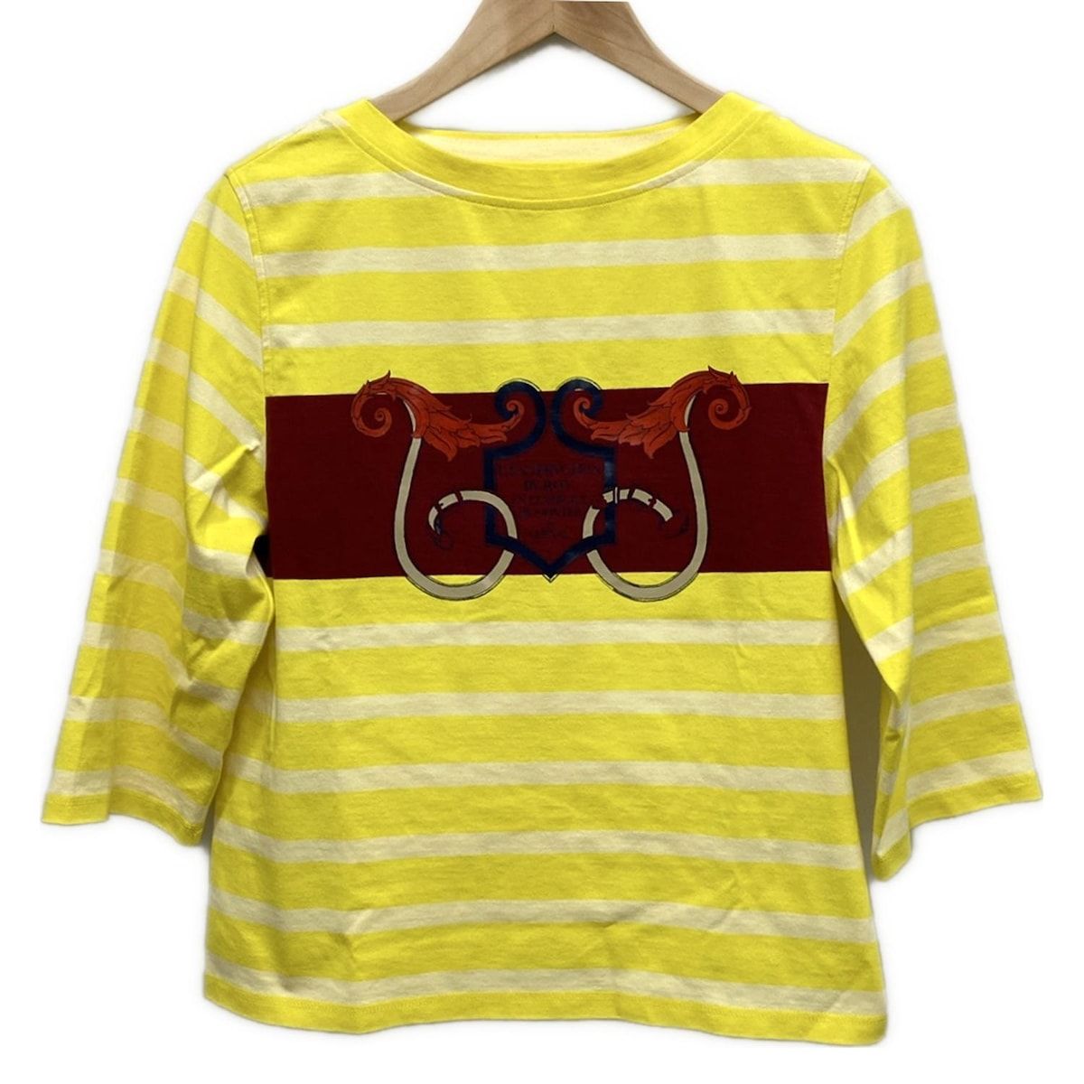 HERMES(エルメス) 七分袖Tシャツ サイズ36 S レディース美品