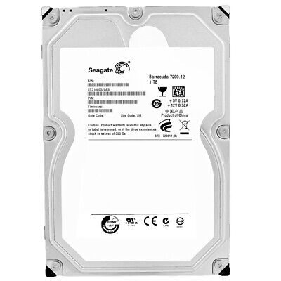 Festplatte Seagate 1TB ST31000528AS 7200U/min 32MB Sata II 3，5