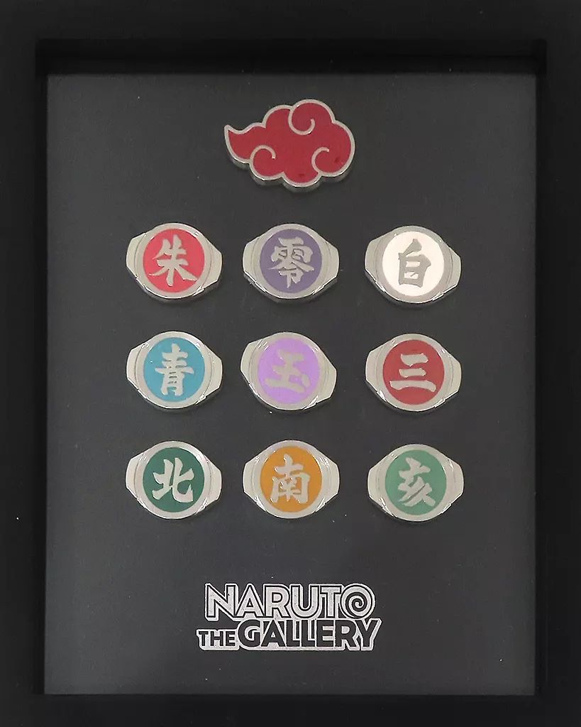 バッジ・ビンズ 暁 ピンズセット 「NARUTO-ナルト- ショップ 20周年