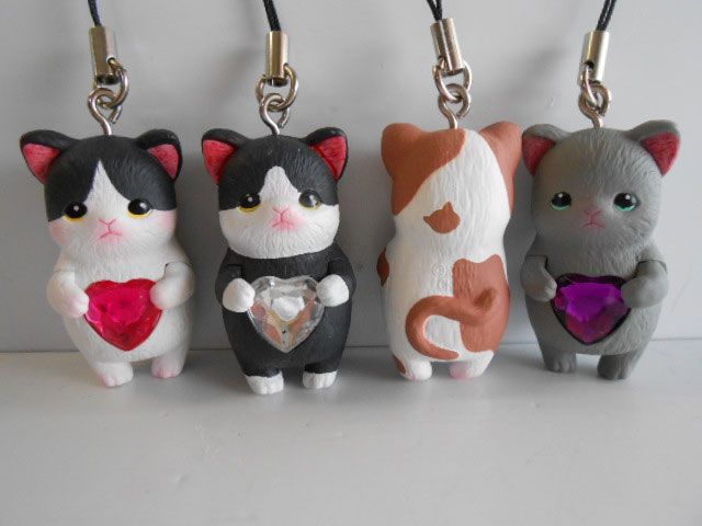 ♯Jui30Ftらぶねこ初恋マスコットストラップ 入フルコンプ8種