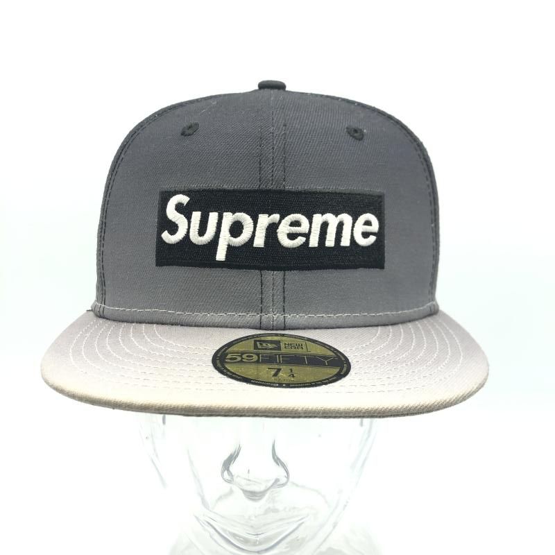 Supreme × New Era 23SS Gradient Box Logo サイズ7 1|4 ブラック グレー シュプリーム ニューエラ 17 240017723355