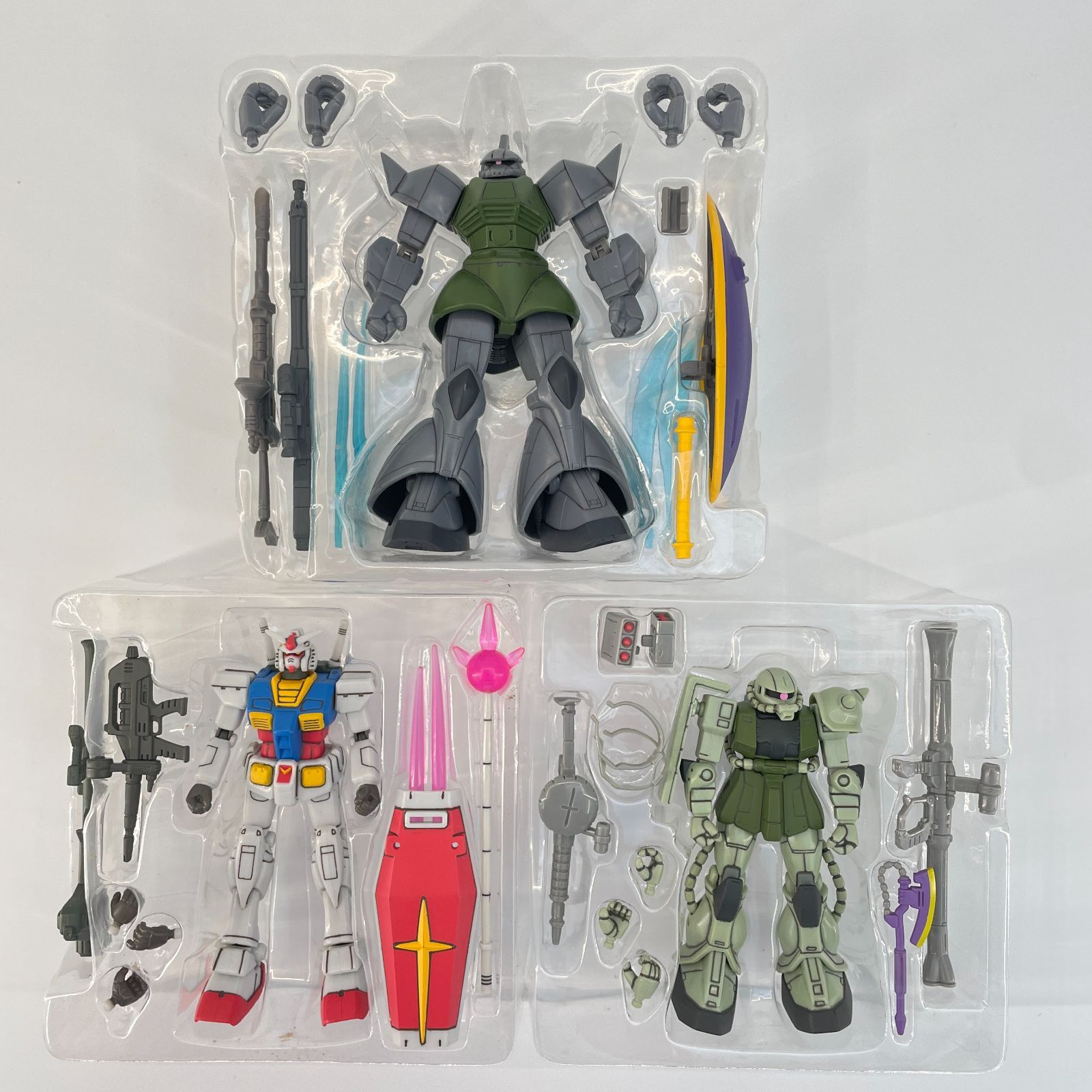 ガンダム　MIA(モビルスーツインアクション) まとめ売り ジャンクあり MIA モビルスーツ イン アクション【開封済み中古品/3点セット