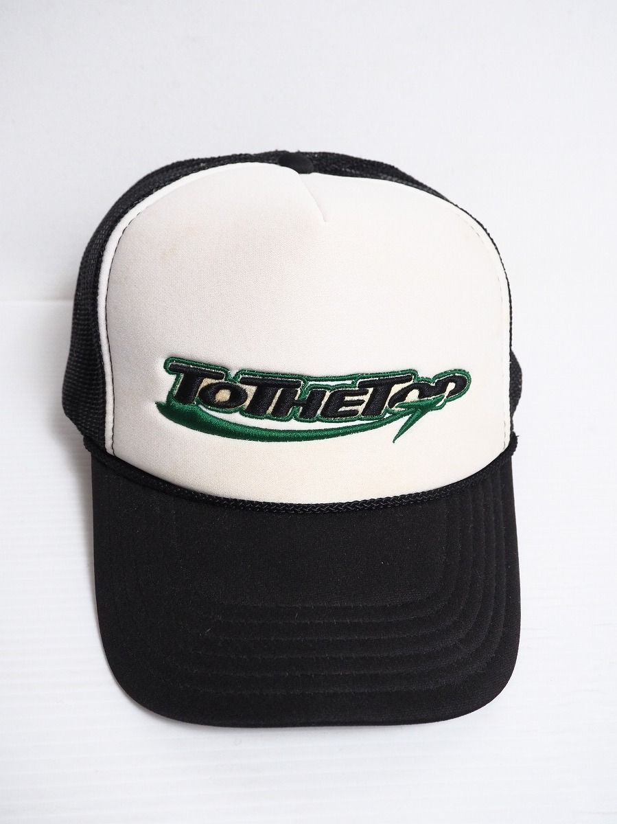 【美品】Yellow Bucks メッシュキャップ グリーン ストリート系 希少 YELLOW BUCKS イエローバックス TO THE TOP GANG メッシュ