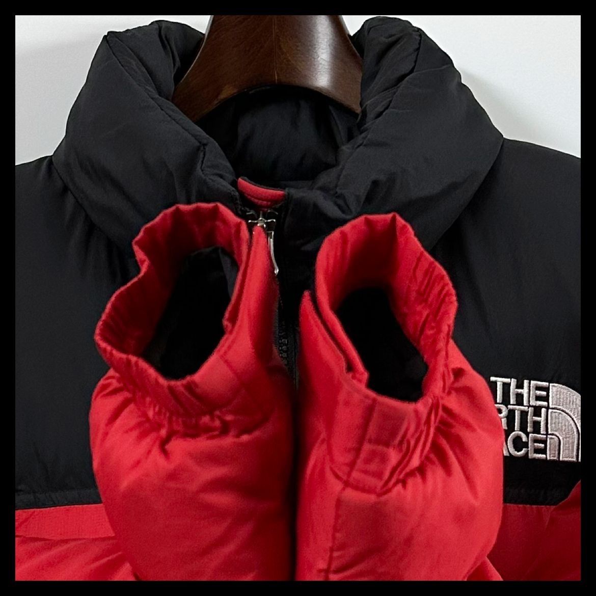 THE NORTH FACE ノースフェイス ヌプシ ダウンジャケット 赤 美品