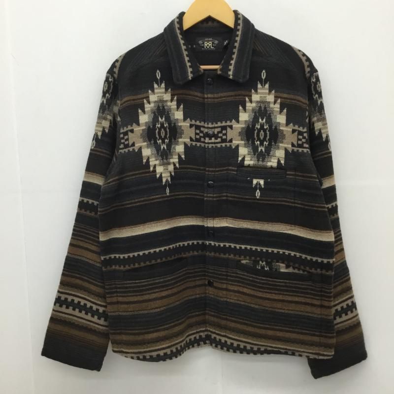 RRL ダブルアールエル ジャケット 上着 ジャケット ブレザー ネイティブジャガード オーバー シャツジャケット