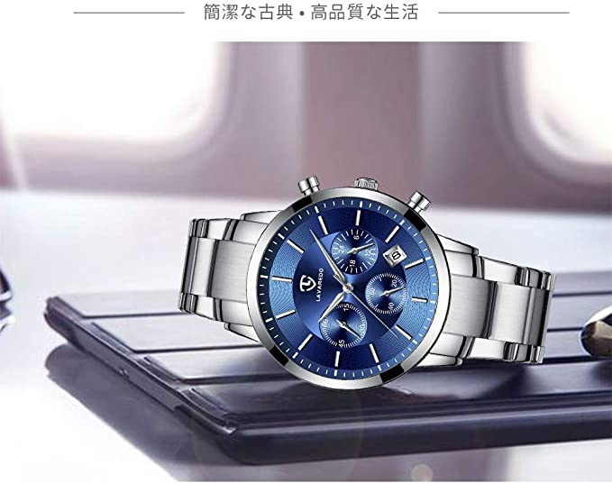 腕時計 緑 ビジネス腕時計 アナログ クォーツ腕時計 スポーツ ステンレス鋼時計 通販