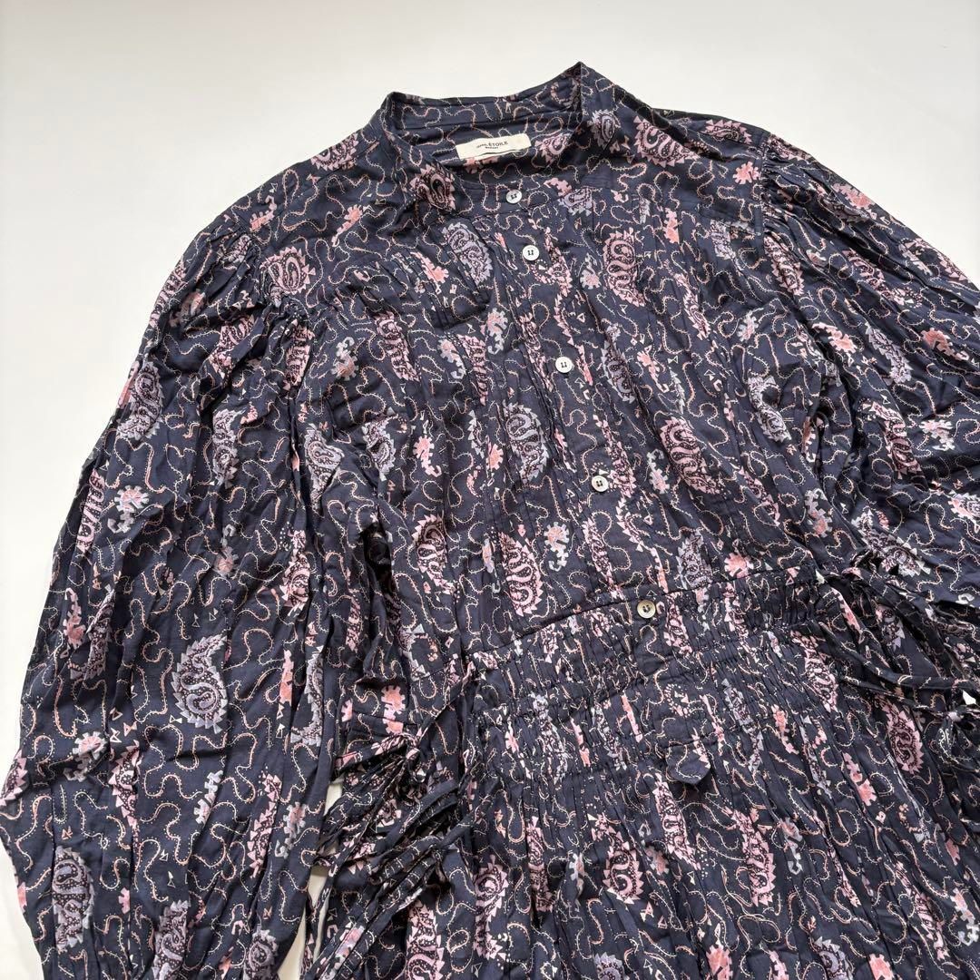 ISABEL MARANT ETOILE イザベルマランエトワール ARIANA DRESS フラワー ワンピース ドレス 花柄 総柄 フ リボン ギャザー