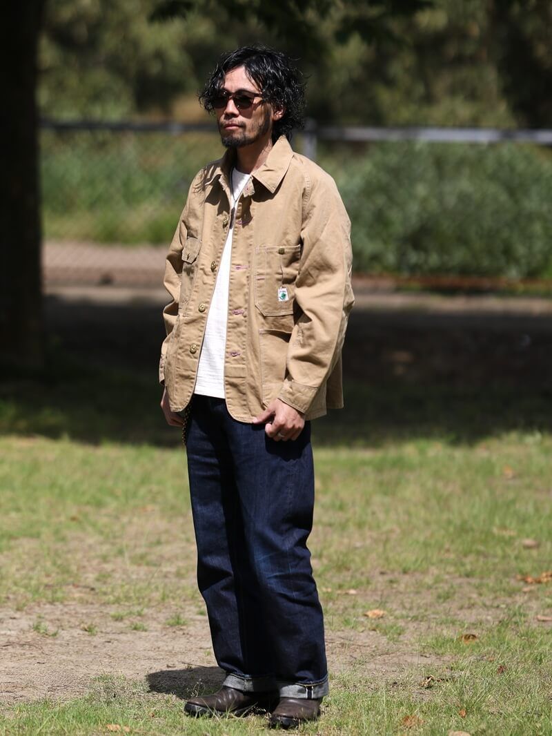 TCB jeans TCBジーンズ Cat Head Jacket Khaki Drill キャットヘッド