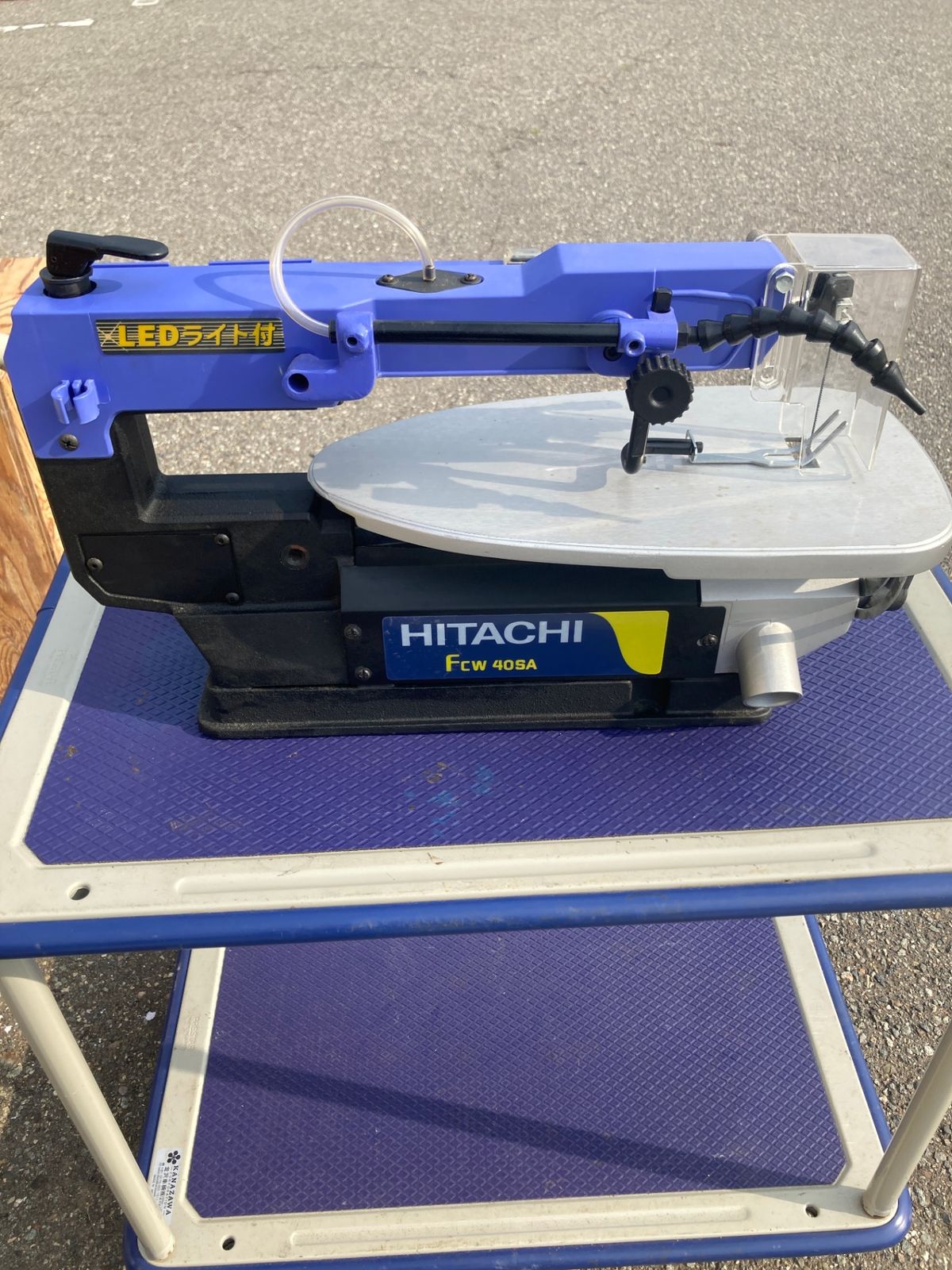 中古品】【0922】☆HiKOKI(旧日立工機) 卓上糸のこ盤 しめつける FCW40SA