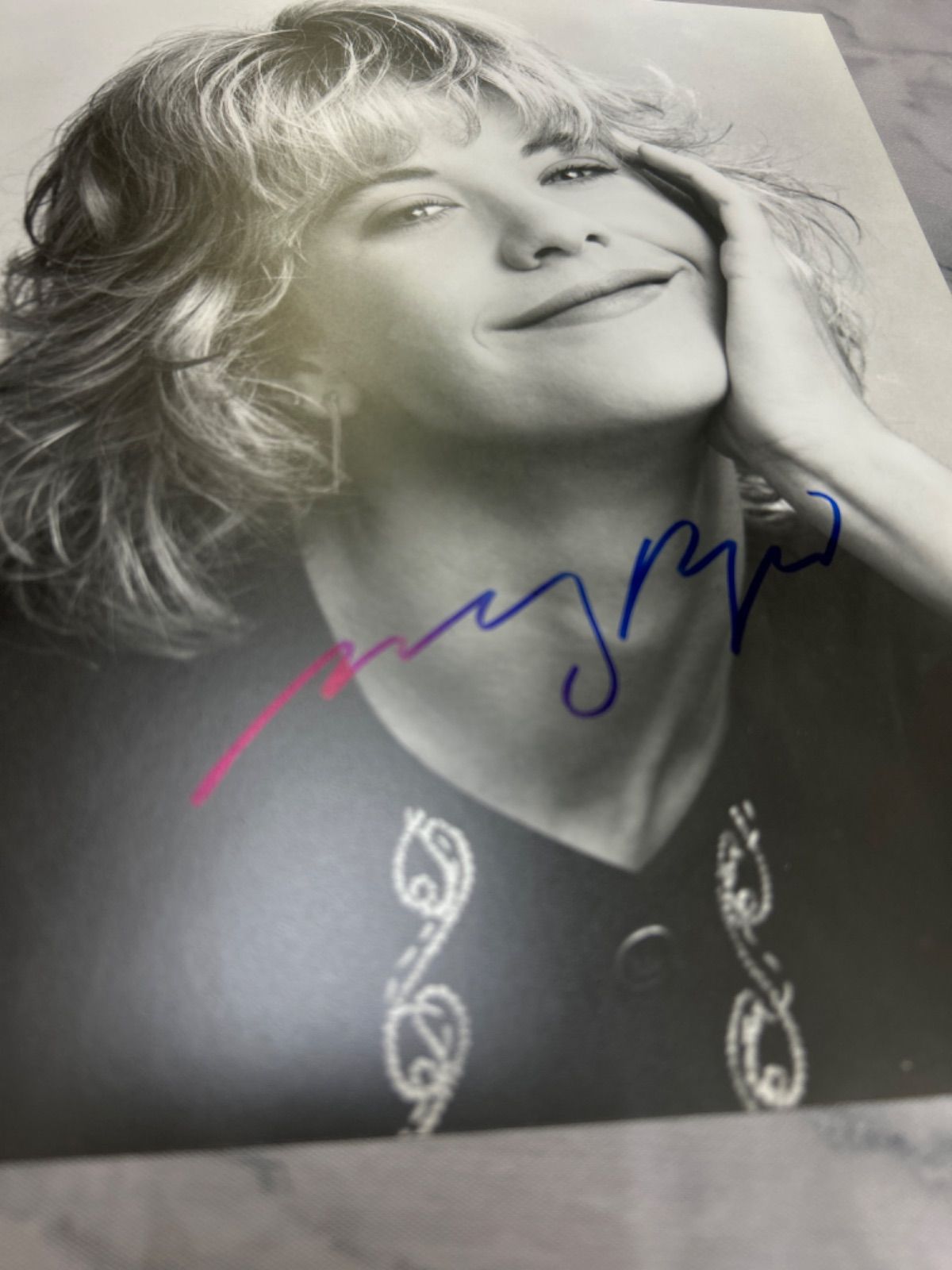 メグ・ライアン直筆サイン入り超 特大写真…Meg Ryan… セール中…メグ・ライアン直筆サイン入り超 特大写真…Meg Ryan