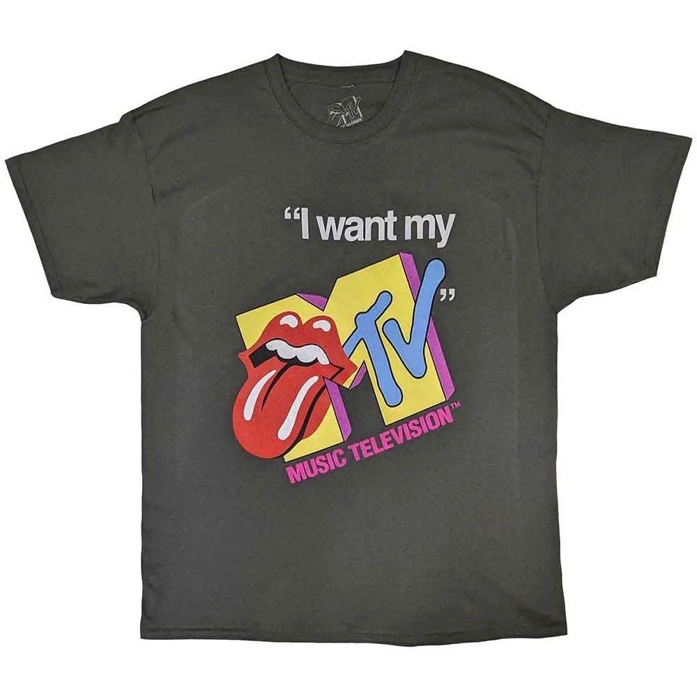 Rolling Stones I want my MTV オフィシャルTシャツ