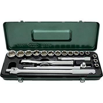 2営業日で発送 旭金属工業 VJS4251ASH レボウェイブ6角ソケットレンチセット12.7 ×21PCS8550870